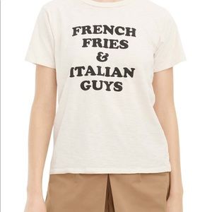 J Crew French Fries and Italian Guys Tee